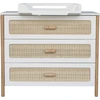 Theobebe Kumščio spintelė, Oceania Rattan Cannes, 0,9x0,52x0,86 m, Balta