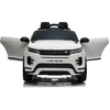 Toycars Baterijomis varomas automobilis, Range Rover Evoque, 108x67x52 cm, Balta
