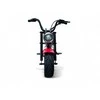 Toycars Chopperas, 24 voltų vaikiškas elektrinis motociklas, 122x62x73 cm, raudonas