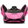 Toycars Elektrinis automobilis vaikams, Lamborghini Sian, 108x62x40 cm, Rožinė