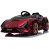 Toycars Elektrinis Žaislinis Automobilis, Lamborghini Sian, 108x62x40 cm, Raudonas