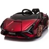 Toycars Elektrinis Žaislinis Automobilis, Lamborghini Sian, 108x62x40 cm, Raudonas