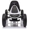 Toycars Go-Kart, MERCEDES Go-Kart, 112x58x62 cm, Baltas
