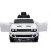 Toycars Vaikų Akumuliatorinė Mašina, Dodge Challenger SRT, 110x66x62 cm, Baltas