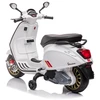Toycars Vaikų akumuliatorinis skūteris, Vespa Sprint, 102x50x75 cm, Balta