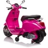 Toycars Vaikų akumuliatorinis skūteris, Vespa Sprint, Juoda