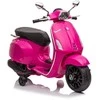 Toycars Vaikų akumuliatorinis skūteris, Vespa Sprint, Juoda