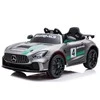 Toycars Vaikų automobilis, Mercedes-Benz GT4 AMG, 116x58x46 cm, Pilka