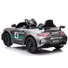 Toycars Vaikų automobilis, Mercedes-Benz GT4 AMG, 116x58x46 cm, Pilka