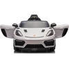Toycars Vaikų Baterijomis Varomas Automobilis, Porsche Spyder RS, 108x60x43 cm, Baltas