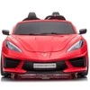 Toycars Vaikų Baterijomis Varomas Automobilis, Corvette Stingray, 128x71x51 cm, Raudonas