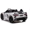 Toycars Vaikų Baterijomis Varomas Automobilis, Chevrolet Corvette Stingray, 128x71x51 cm, Baltas