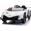 Toycars Vaikų mašinėlė, Lamborghini Veneno, 135x72x35 cm, Balta