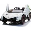 Toycars Vaikų mašinėlė, Lamborghini Veneno, 135x72x35 cm, Balta