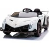 Toycars Vaikų mašinėlė, Lamborghini Veneno, 135x72x35 cm, Balta