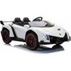 Toycars Vaikų mašinėlė, Lamborghini Veneno, 135x72x35 cm, Balta
