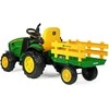 Toycars Žaislas, John Deere RC traktorius, 12V/8Ah/100Wh, 330W, 7,3 km/h, Balta