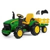 Toycars Žaislas, John Deere RC traktorius, 12V/8Ah/100Wh, 330W, 7,3 km/h, Balta