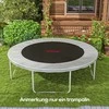 SPORTNOW kilimėlis šokinėjimui ant batuto, Ø323 cm, šokinėjimo kilimėlis, batuto priedai, batuto pakaitalas, juodas