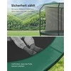 Songmics Apvalus batutas su paminkštintu rėmu