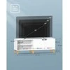 TV staliukas Songmics Vasagle TV spintelė su 2 durelėmis 40 x 140 x 50 cm balta