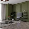 TV staliukas Asir Televizoriaus stovas, Basak, 150x93x30 cm, antracitasKavos stalas, Basak, 120x30x50 cm, antracitas.