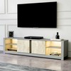 TV staliukas Asir Dalelių plokštė, Aydos, 180x45x35 cm, Pilka
