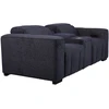 Home4You „HUB“ dvivietė elektrinė atlošiamoji sofa, tamsiai mėlyna