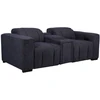 Home4You „HUB“ dvivietė elektrinė atlošiamoji sofa, tamsiai mėlyna