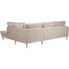 Home4You Kampinė sofa „HANSON RC“, smėlio spalvos