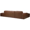 Sofa Home4You Kampinis sofos komplektas „BURTON LC“ iš rudos odos
