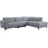 Home4You Kampinė sofa „LUISA RC“, su elektrine atlošimo funkcija, pilka