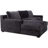 Home4You Kampinė sofa „HERDIS LC“, tamsiai pilka