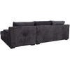 Sofa Home4You Kampinis sofos komplektas „HERDIS RC“, tamsiai pilkos spalvos