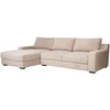 Home4You Kampinė sofa „HERDIS LC“, smėlio spalvos