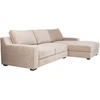 Home4You Kampinė sofa „HERDIS RC“, smėlio spalvos