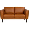 Home4You Dvivietė sofa „HAVANNA“, konjako rudos spalvos