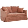 Home4You Dvivietė sofa „SIENNA“, oranžinė