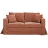 Home4You Dvivietė sofa „SIENNA“, oranžinė