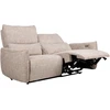 Home4You 3-vietė atlošiamoji sofa „BASTIAN“ su elektriniu mechanizmu, smėlio spalvos