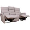 Home4You 3-vietė atlošiamoji sofa „BOWERS“ su rankiniu mechanizmu, smėlio spalvos