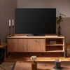TV staliukas Homestyle4U TV spintelė, 160x40x55 cm, pilka