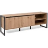 TV staliukas Homestyle4U TV spintelė, 160x40x55 cm, pilka
