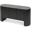 TV staliukas Novanook Komoda, NOIR, 84x160x45 cm, Juoda
