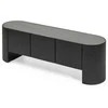 TV staliukas Novanook TV spintelė, NOIR, 60x180x45 cm, Juoda
