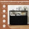TV staliukas Promotions Komoda, 100x30x80 cm, ruda, metalinis rėmas
