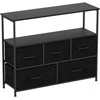 TV staliukas Promotions Komoda, 100x30x80 cm, ruda, metalinis rėmas