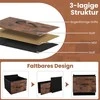 TV staliukas Promotions Komoda, 100x30x80 cm, ruda, metalinis rėmas