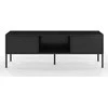 TV staliukas Skandica Komoda, MIRKA, 130x35 cm, Juoda