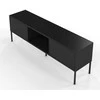 TV staliukas Skandica Komoda, MIRKA, 130x35 cm, Juoda
